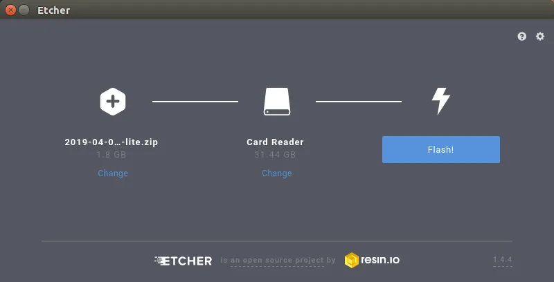 etcher ui